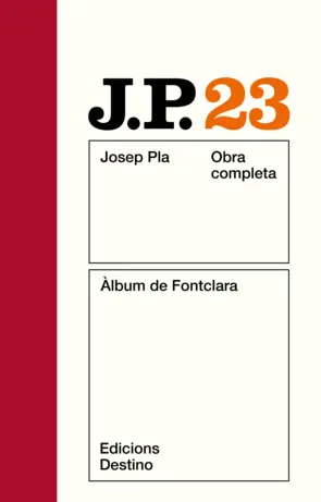 Portada O.C.J.PLA 23 ALBUM DE FONTCLARA