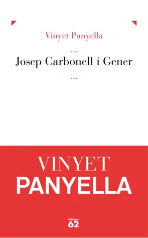 Portada Josep Carbonell i Gener.