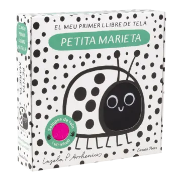 Portada Petita marieta. El meu primer llibre de tela