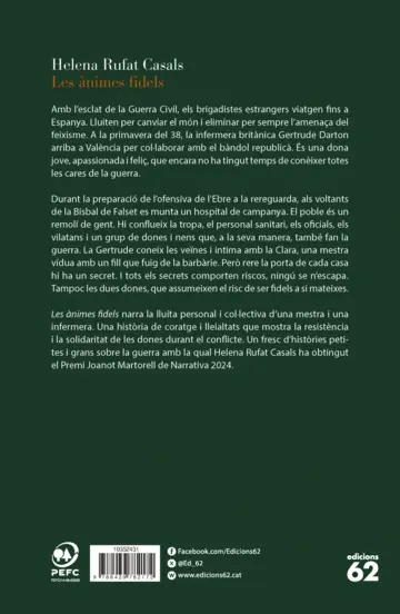 Contraportada Les ànimes fidels