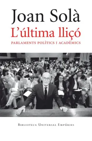 Portada L'última lliçó