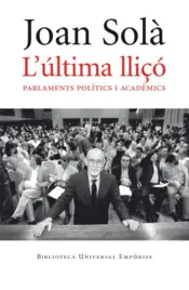 Portada L'última lliçó