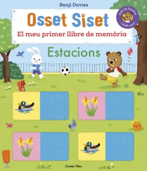 Portada Osset Siset. El meu primer llibre de memòria. Estacions