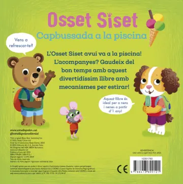 Contraportada Osset Siset. Capbussada a la piscina
