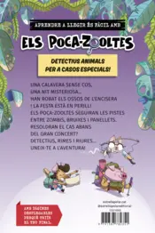 Miniatura contraportada Aprén a llegir amb Els detectius Poca-zooltes 8. La Calavera Encisera