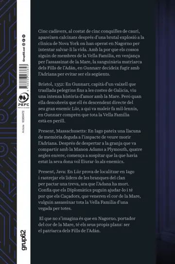 Contraportada La saga dels longeus 3. El Camí del Pare