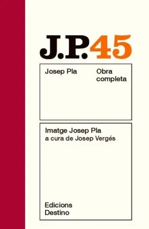 Portada Imatge Josep Pla