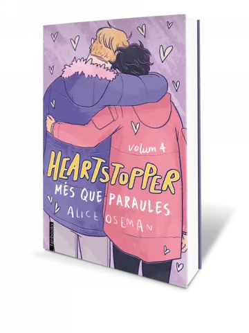 Portada Heartstopper 4. Més que paraules