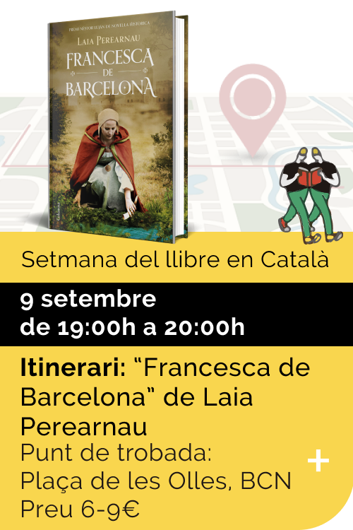 Setembre 2022 Setmana llibre català - Francesca de Barcelona - itinerari