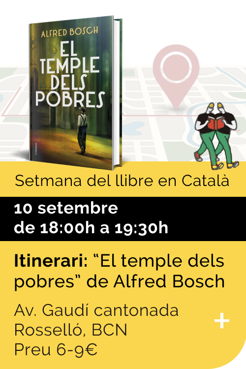 Setembre 2022 Setmana llibre català - El temple dels pobres - itinerari