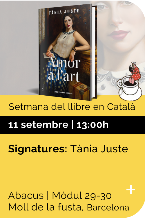 Setembre 2022 Setmana llibre català - Amor a l'art - signatures