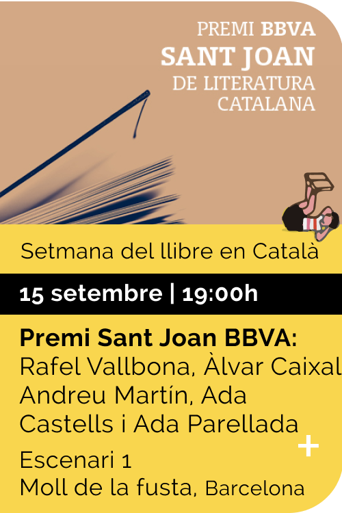 Setembre 2022 Setmana llibre català - Premi Sant Joan BBVA