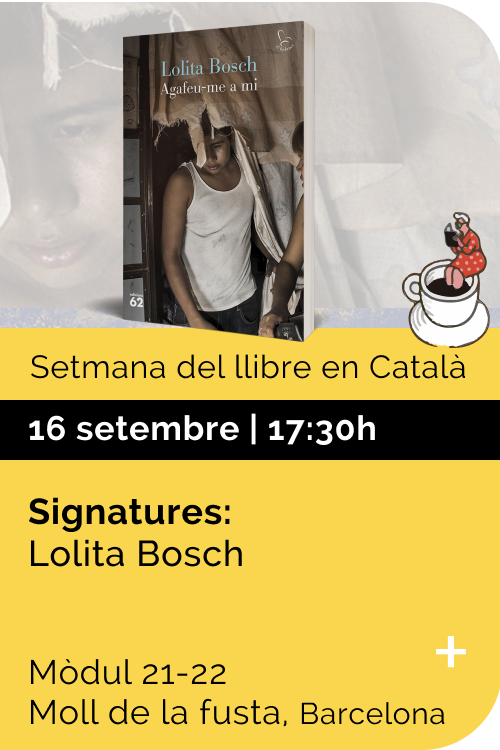 Setembre 2022 Setmana llibre català - Agafeu-me a mi - signatures