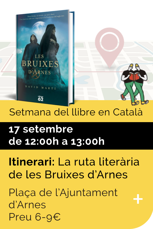 Setembre 2022 Setmana llibre català - Les bruixes d'Arnes - itinerari